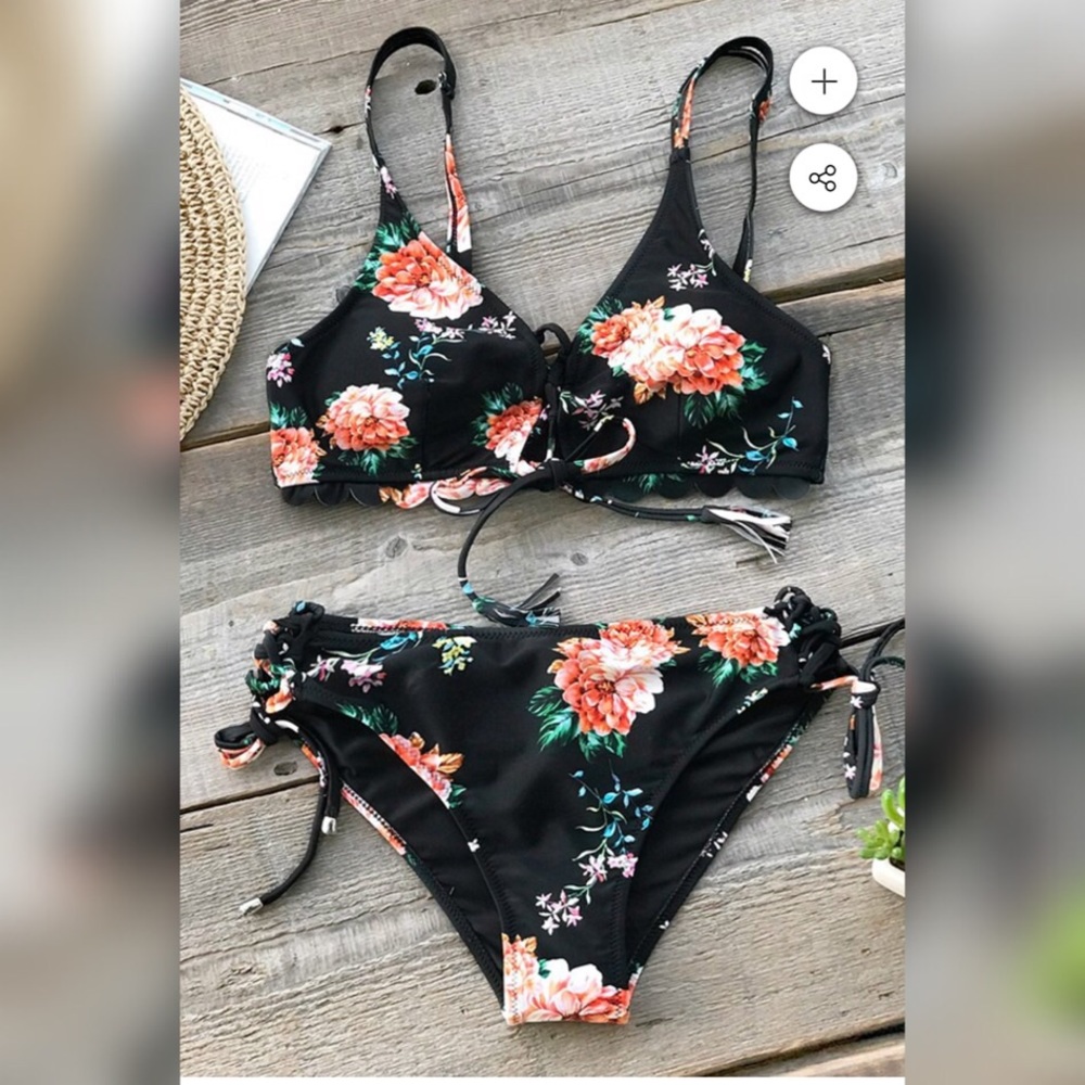 Floral Tie Bikini